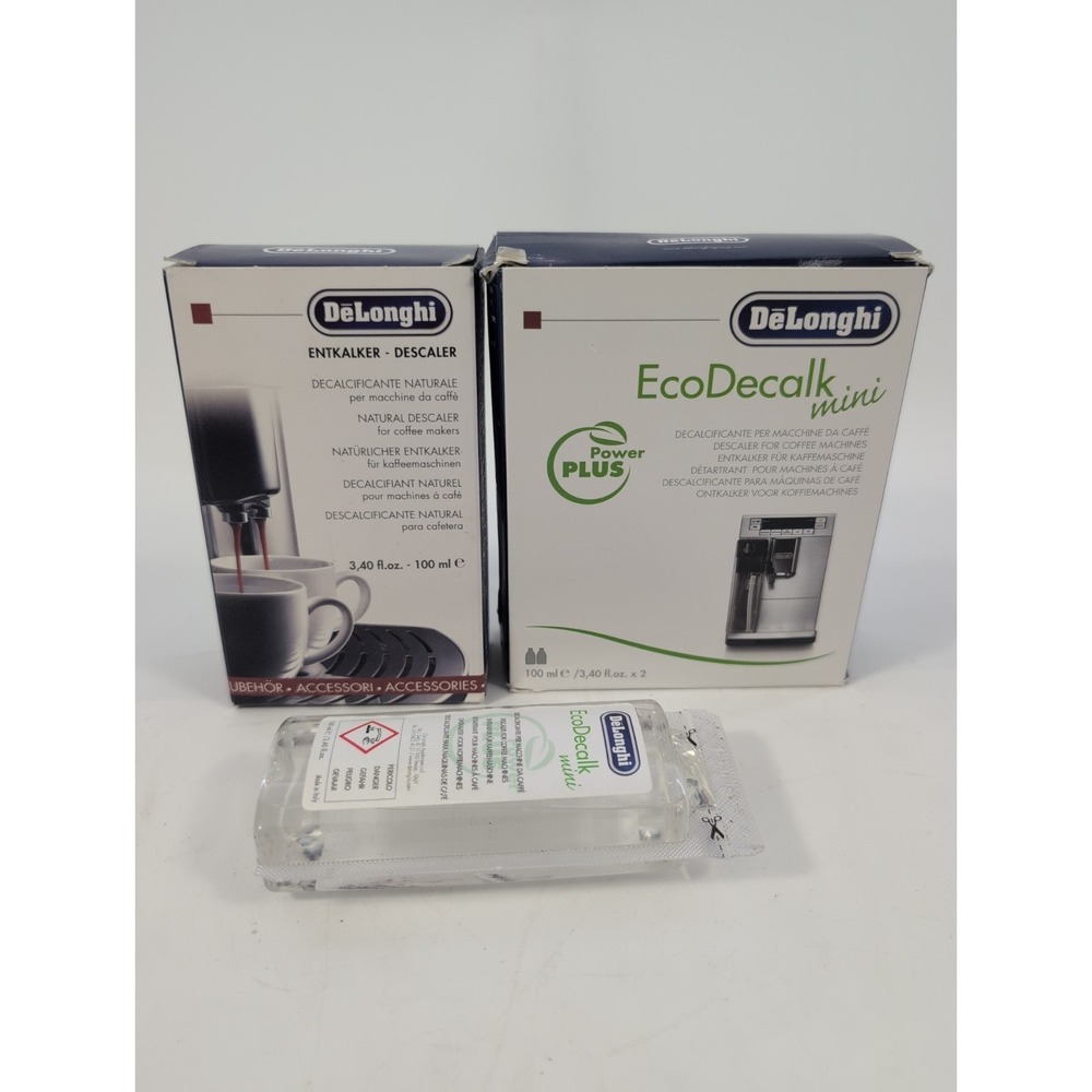 Lot of 4 DeLonghi Descaler DLSC003 100ml -‎ Open Box